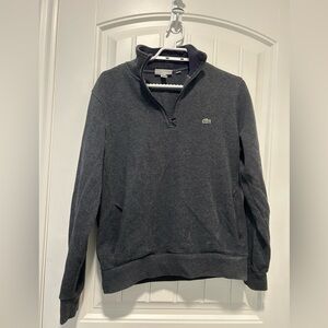 Lacoste Grey Quarter Zip